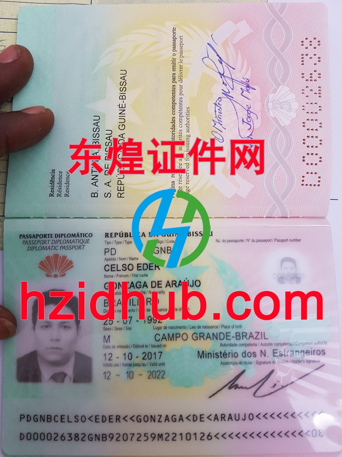 制作高仿几内亚比绍护照