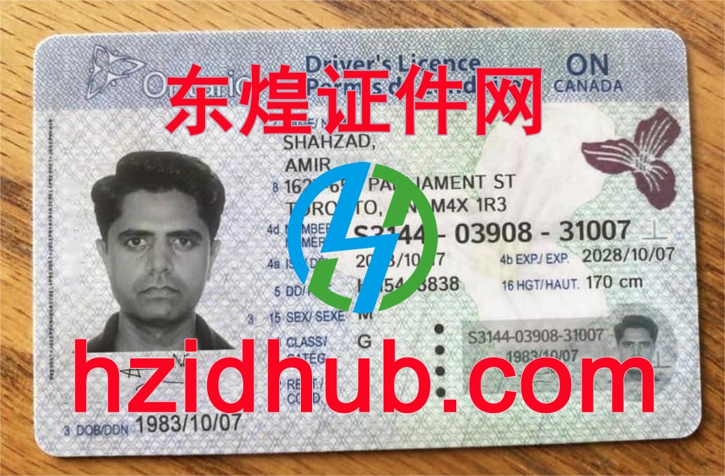 制作高仿加拿大安大略省驾驶证