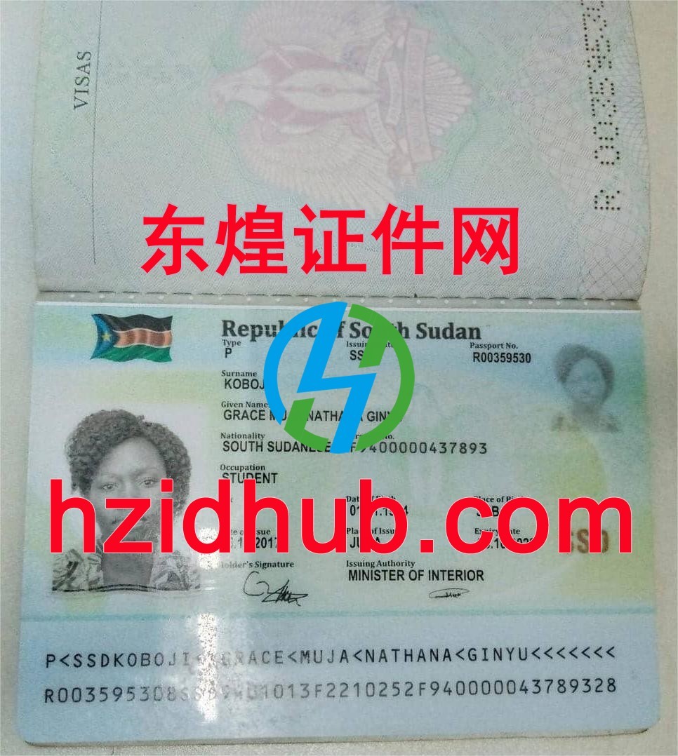 制作高仿南苏丹护照