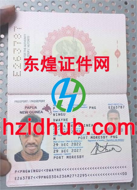 制作高仿巴布亚新几内亚护照