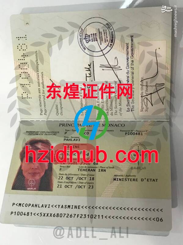 制作高仿摩纳哥护照