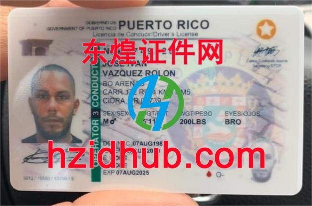 制作高仿波多黎各驾驶证