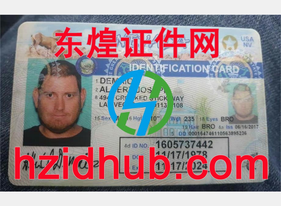 制作高仿美国内华达州身份证