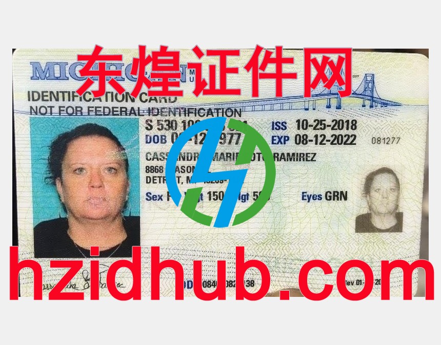 制作高仿美国密歇根州身份证