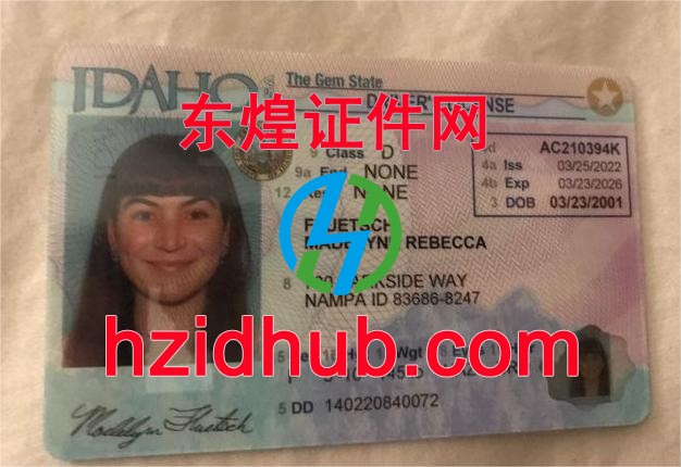 制作高仿美国爱达荷州驾驶证