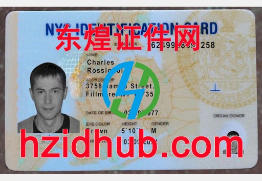 制作高仿美国纽约市身份证